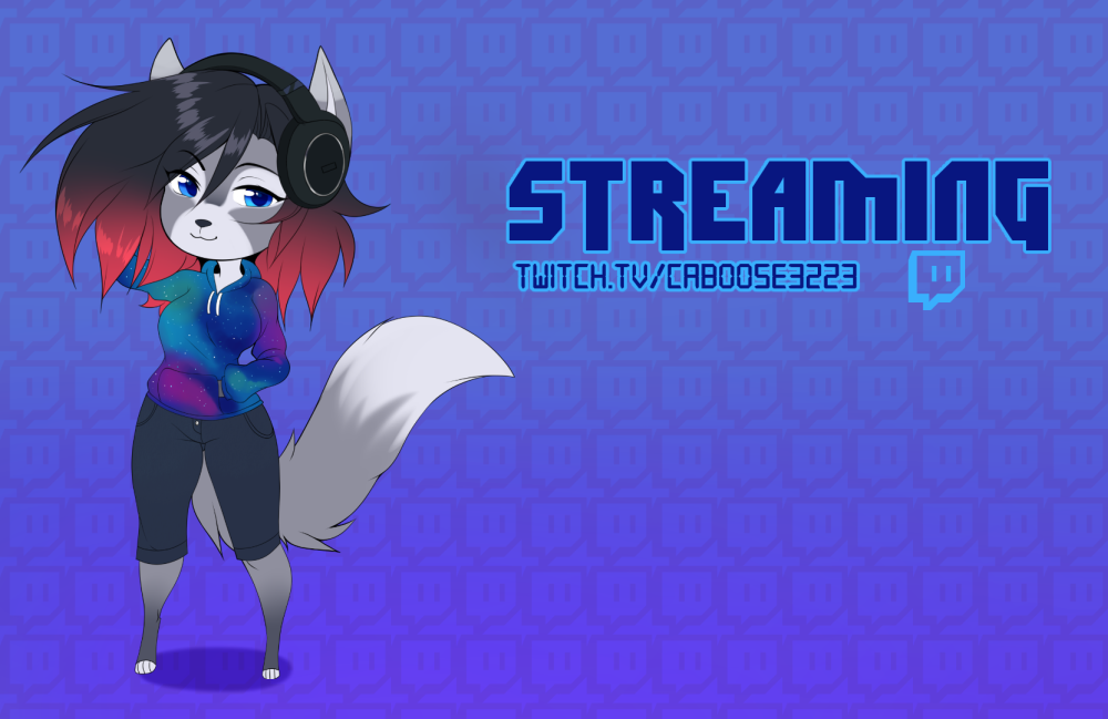 Twitch Stream Announcement Banner V2 By Angelina Marie Fur Affinity Dot Net