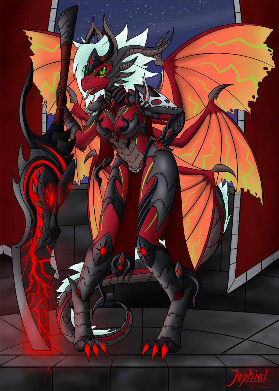 Jophiel Dragon Knight By Azuralcobaltros Fur Affinity Dot Net