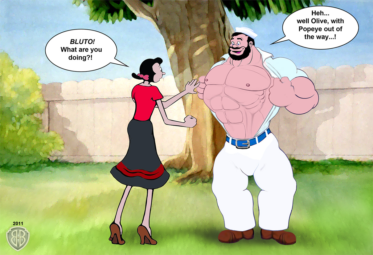 Underground Comic Showing Popeye And Olive Oil Having Sex.