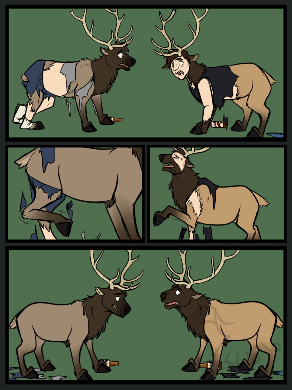 The Horny Elk.