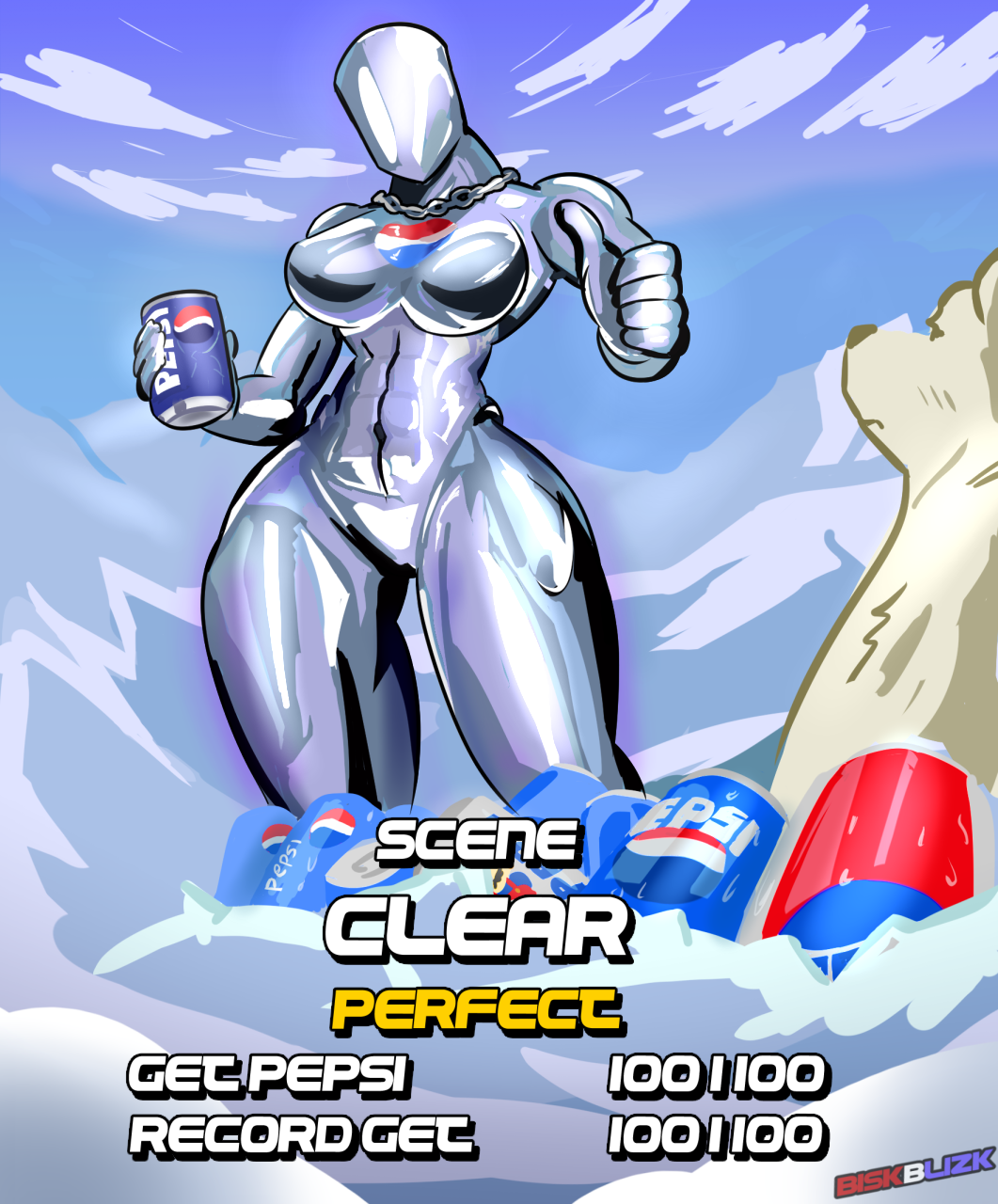 Pepsi Woman By BiskBlizk Fur Affinity Dot Net.