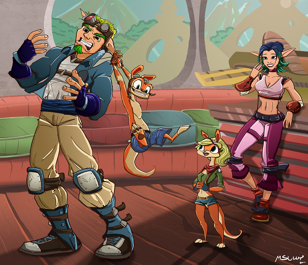 Jak and Daxter's Double Date. 