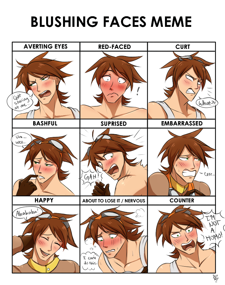Blushing Faces Meme With Keith By Draggincat Fur Affinity.