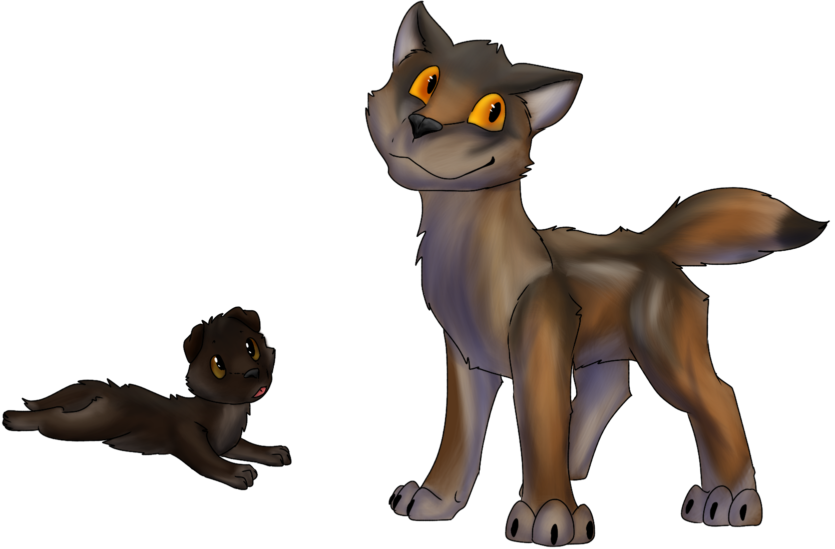 Cm Wolves Life 2 Pups By Emiechii Fur Affinity Dot Net
