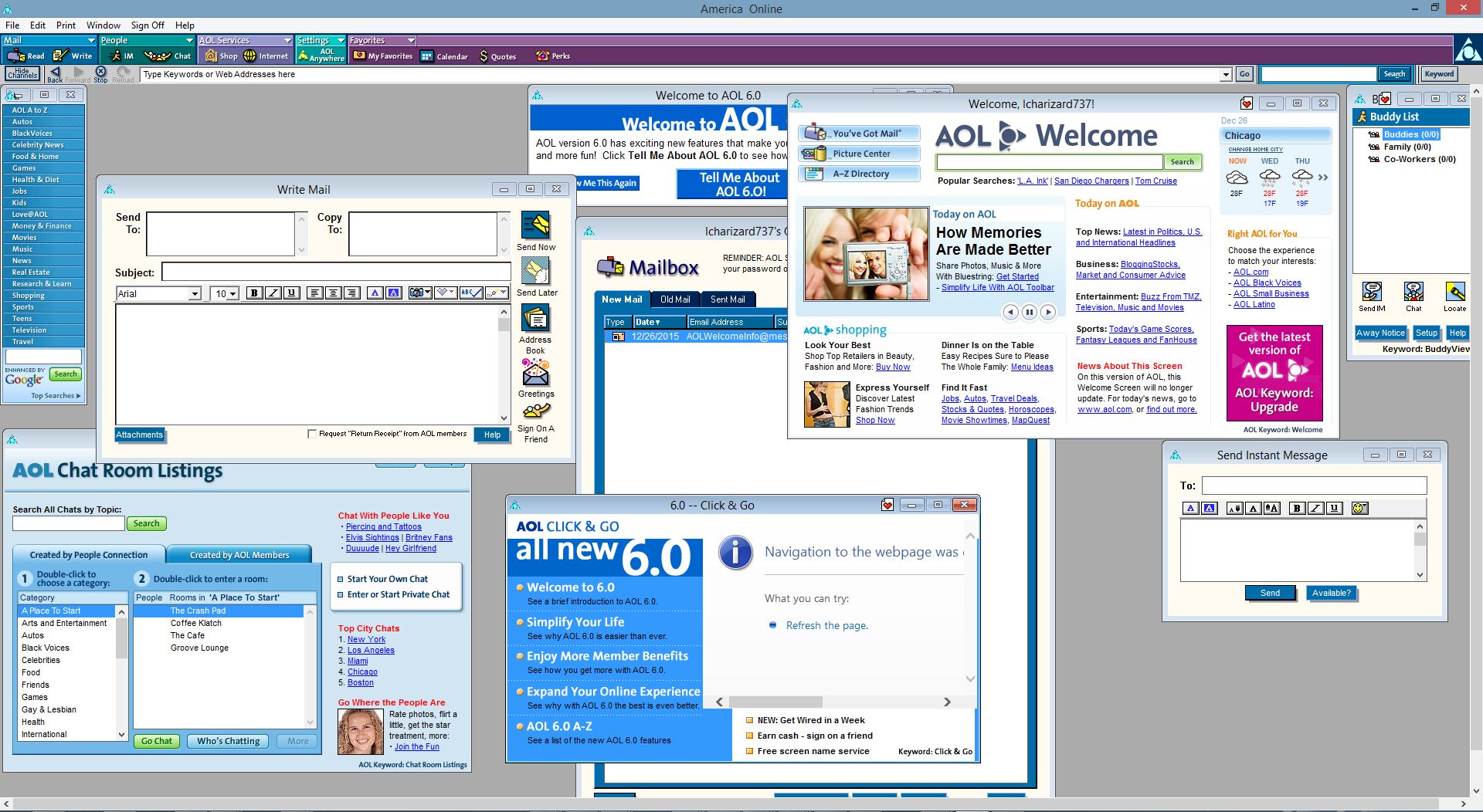 download america on line aol 6 0 on windows 8 1 pro by icelucario20xx fur. 
