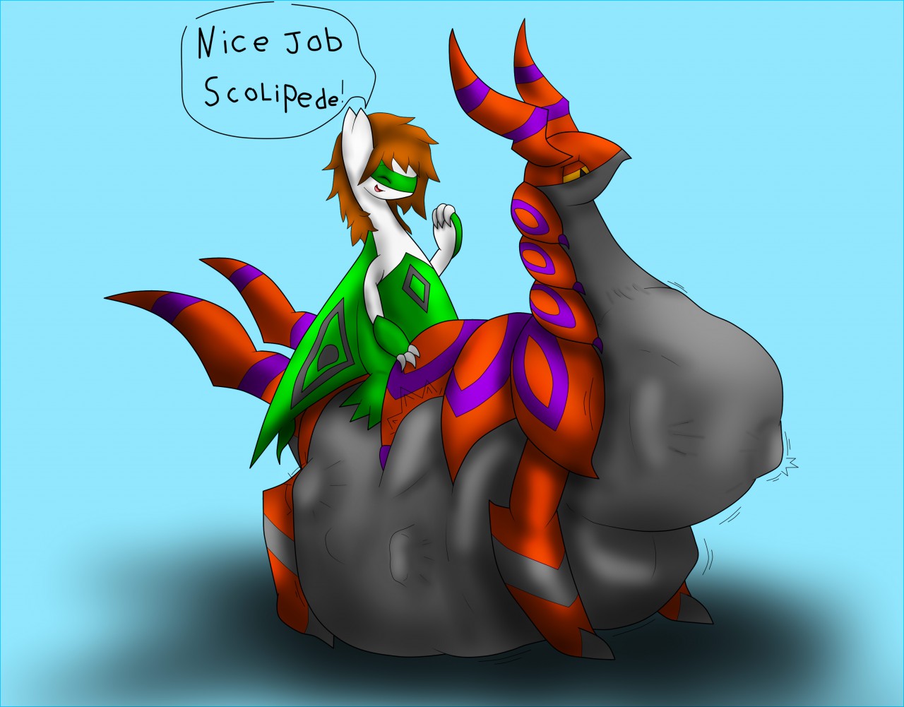 Scolipede Captured A Trainer Vore By Jacobgord12345 Fur Affinity.