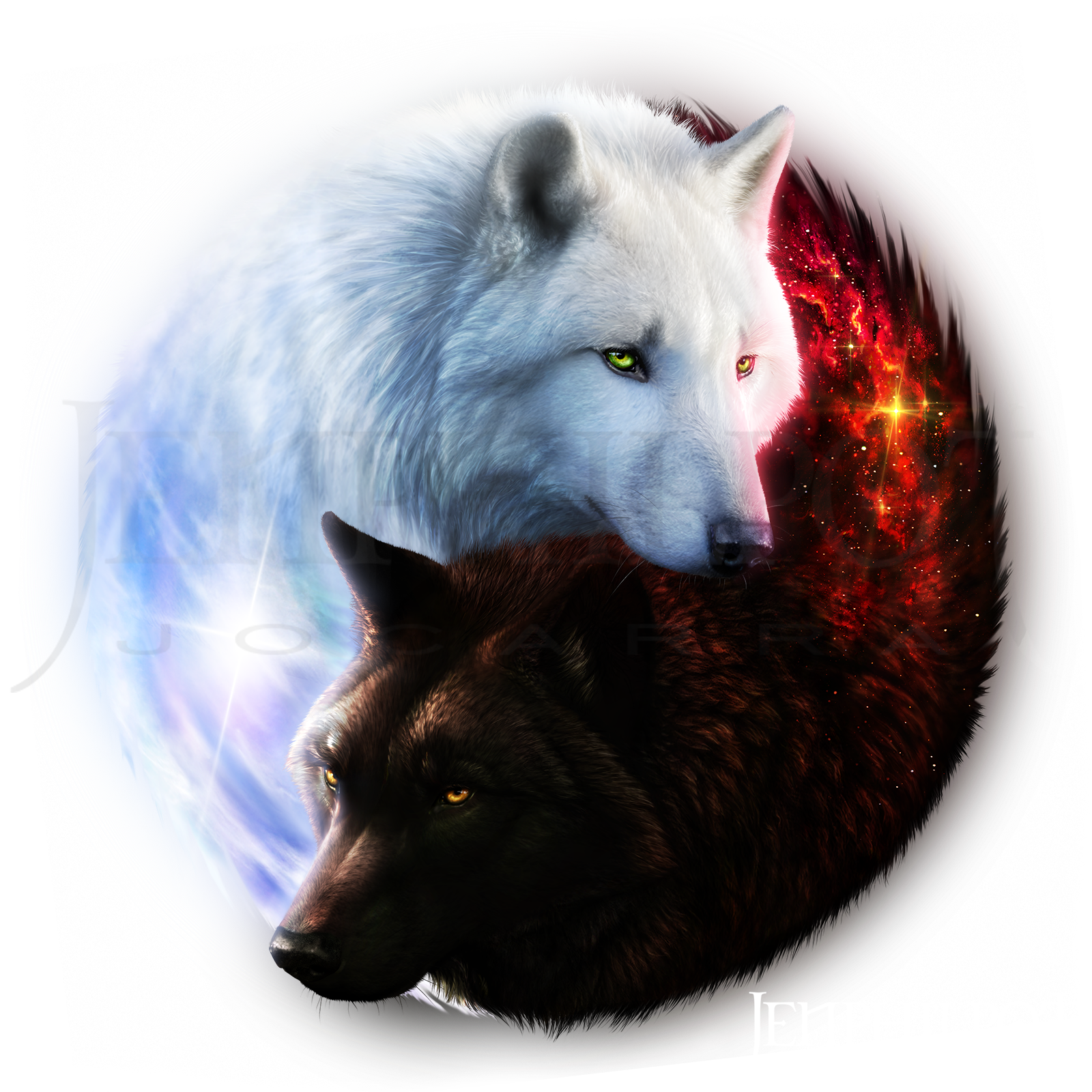 Commission: Wolf Mates X by Jocarra -- Fur Affinity [dot] net