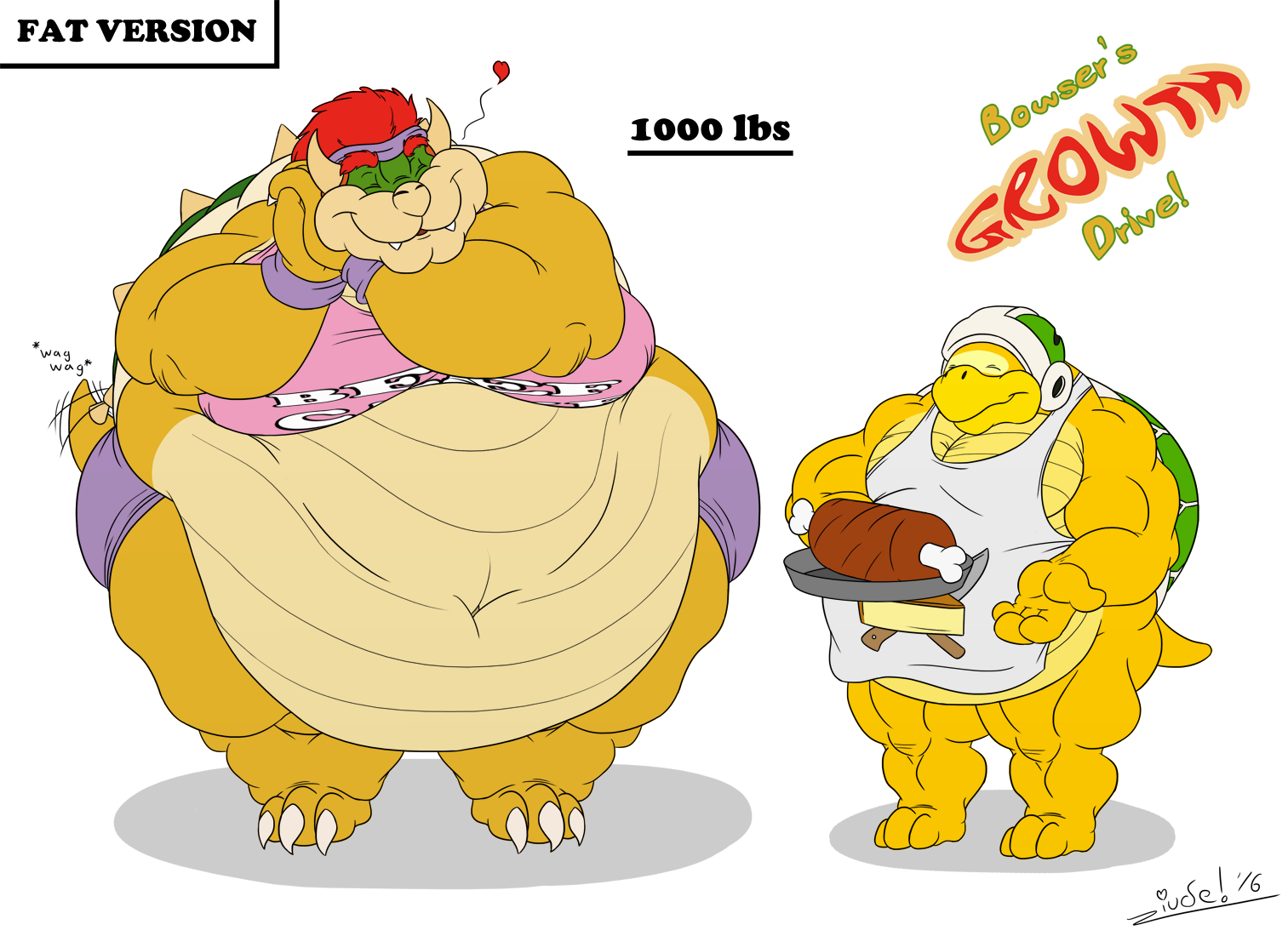 Bowser S Growth Drive Fat Part 5 By Juano Fur Affinity Dot Net