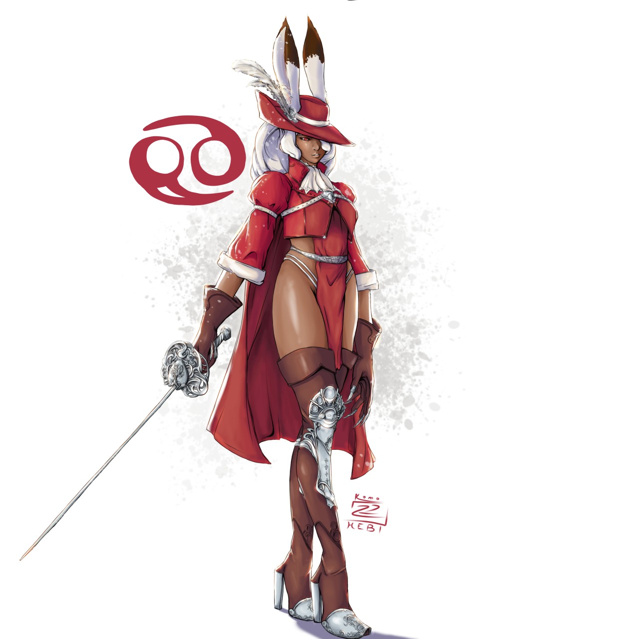 Fran The Red Mage By KomorebiHebi Fur Affinity Dot Net.