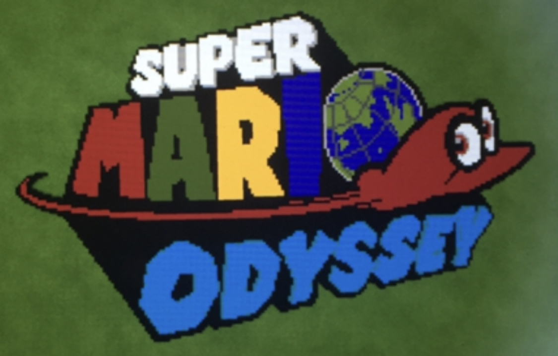 Pixel Art 23 Super Mario Odyssey Logo By Marionate2018
