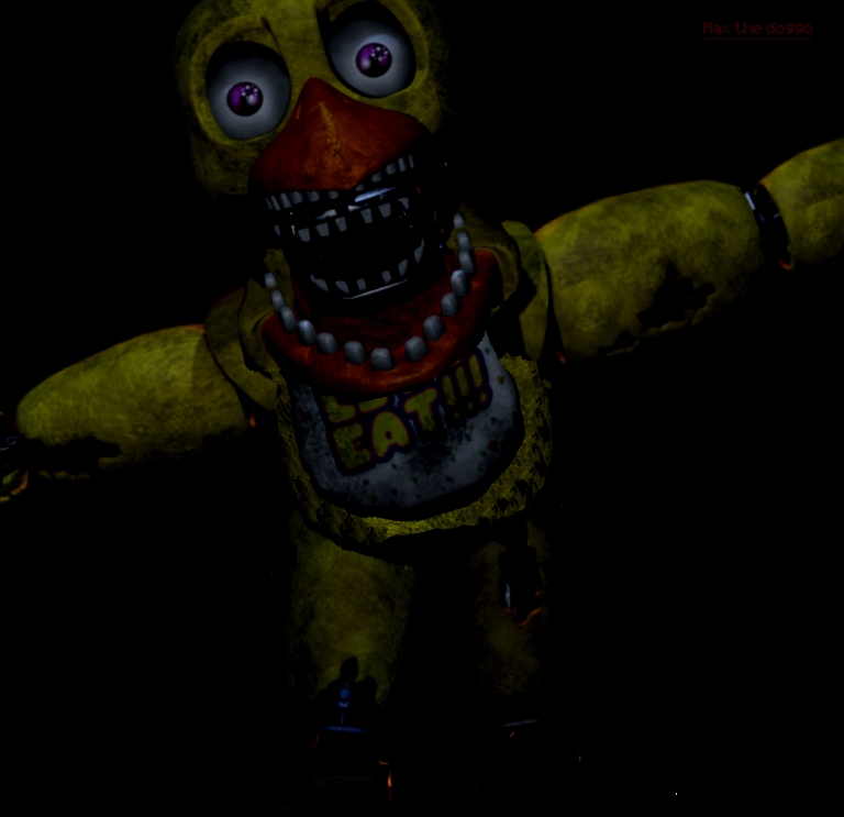 Withered Chica In Withered Freddy S Pose Edit By Maxthecutedoggo