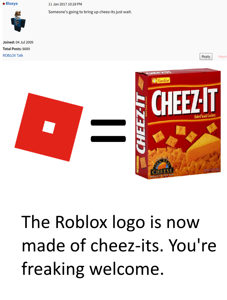 Bringing Up Cheez Its On Roblox By Mineboom Fur Affinity Dot Net