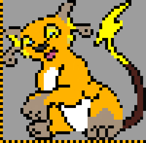 Raichu Lynx Pixel Art By Pecacheu Fur Affinity Dot Net