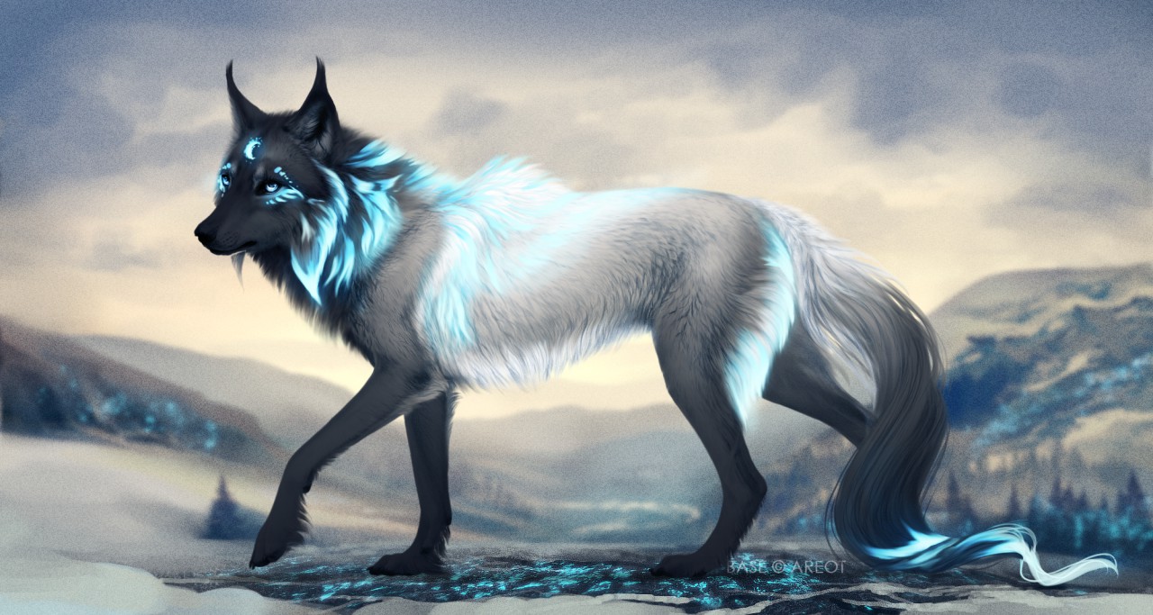 Fantasy wolf adopt ;; $25 by sanguinary.animism -- Fur Affinity [dot] net