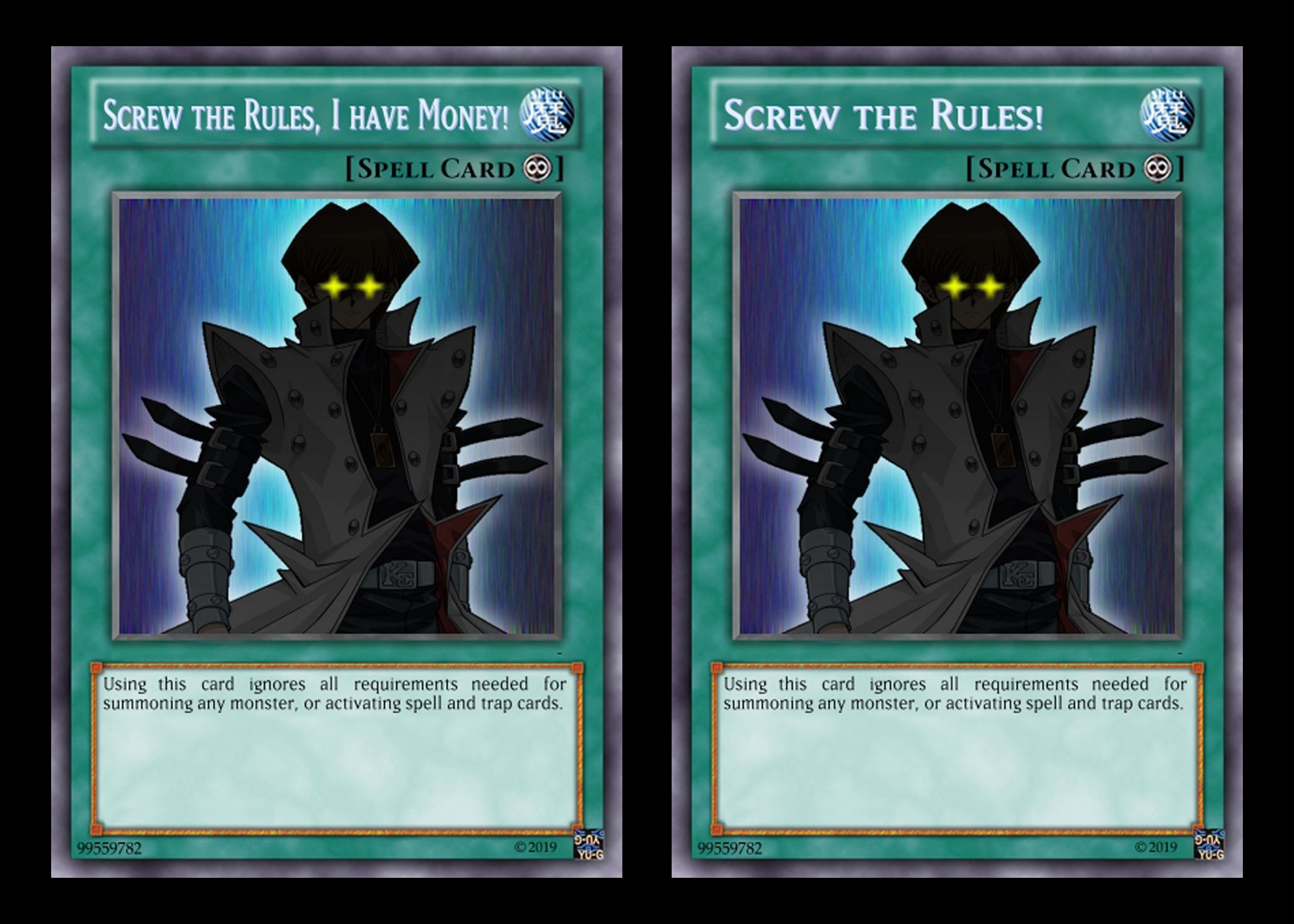 Yu Gi D Oh Screw The Rules Ver 1 And 2 By Sneakers Fur