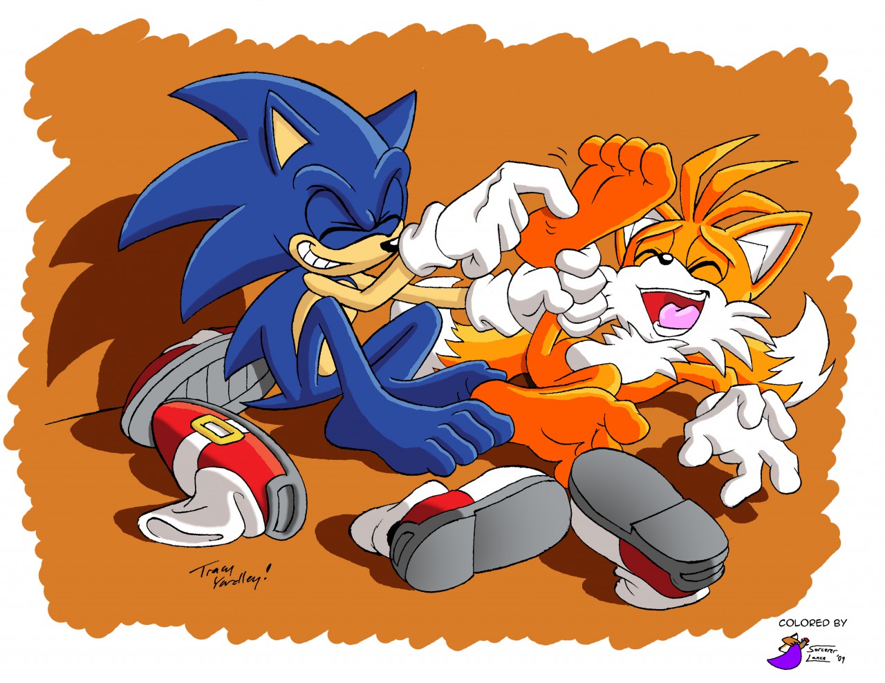 Sonic tickle tails feet ticklefetish feetfetish footfetish. 