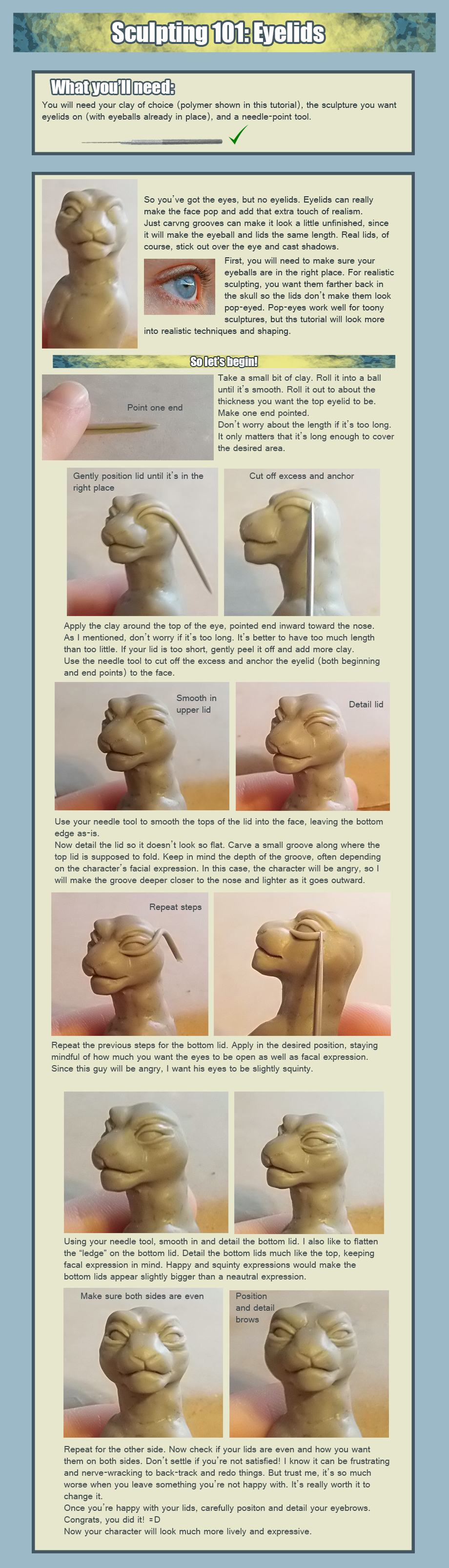 clay sculpting 101