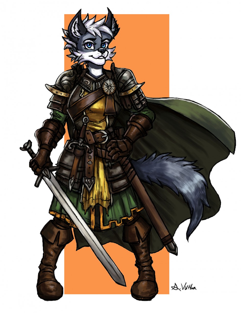 Lena Wolf Knight Peacekeeper By Thelivingshadow Fur Affinity