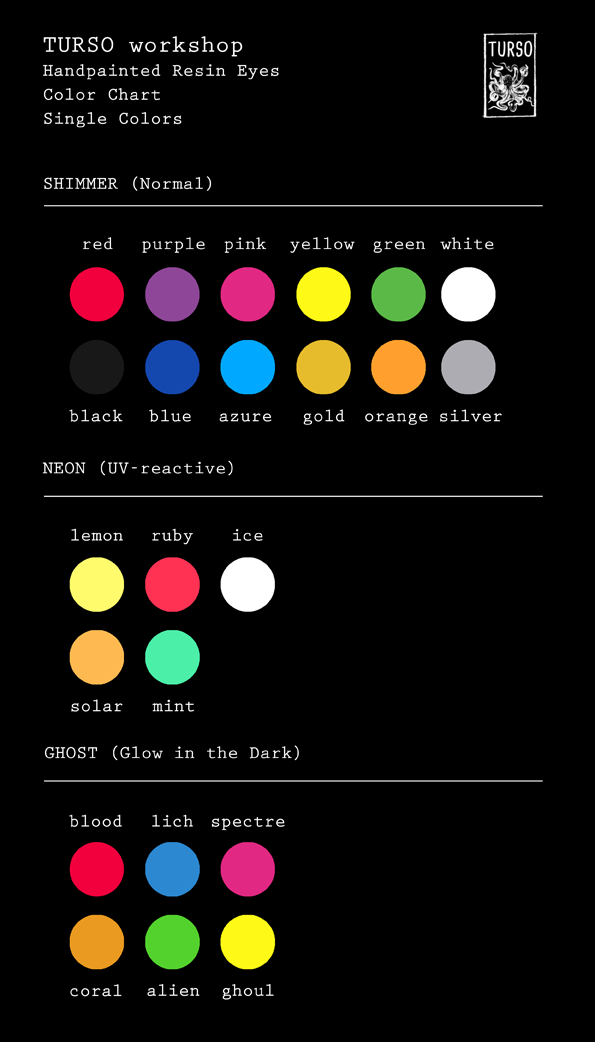 Dot Color Chart