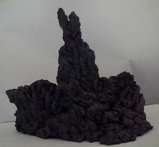 mountain clay model